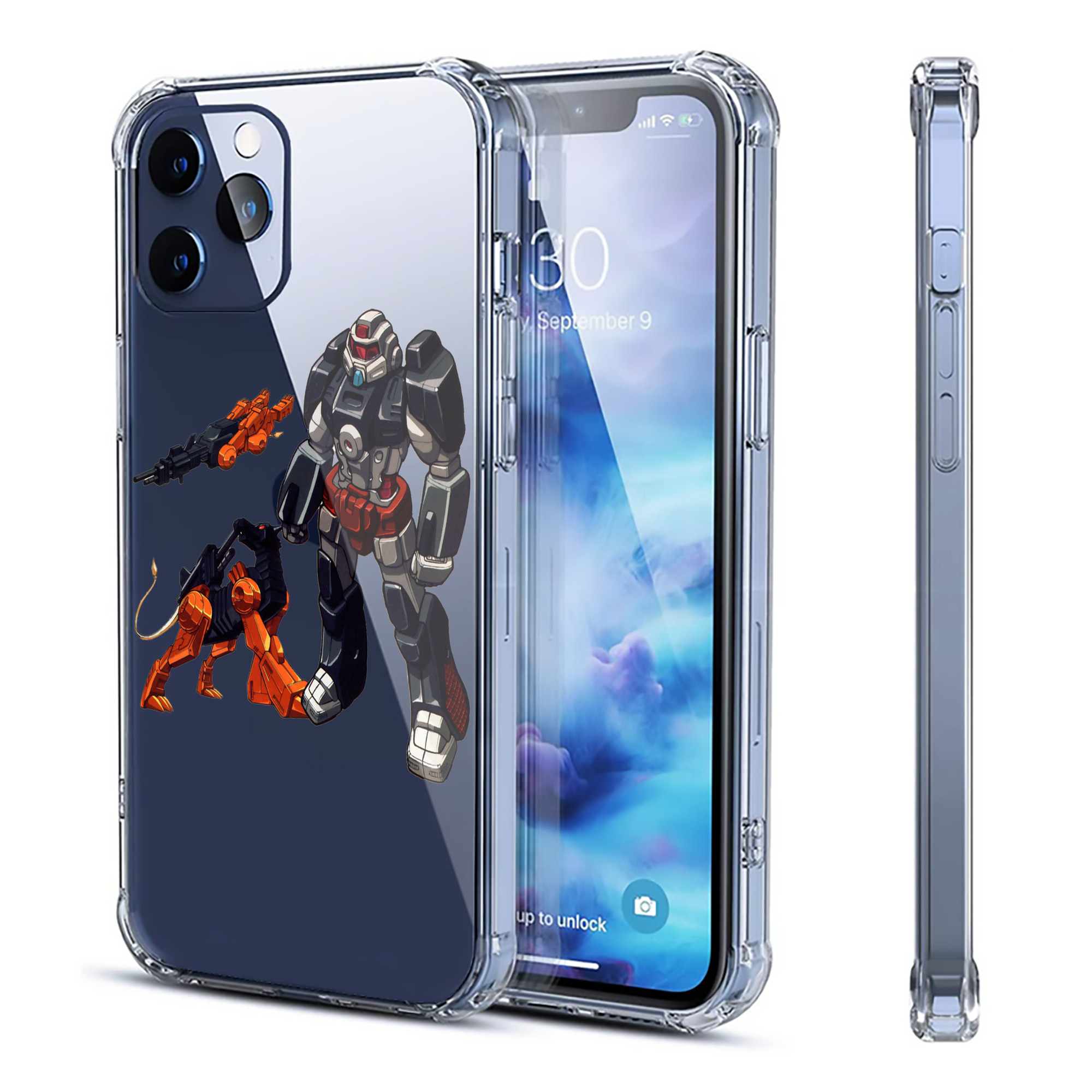 （画像用）  【iPhone 12シリーズ対応】透明スマホケース（クリアソフトケース）
